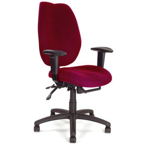 Thames Ergo High Back Operator Chair Adjustable Arms RD
