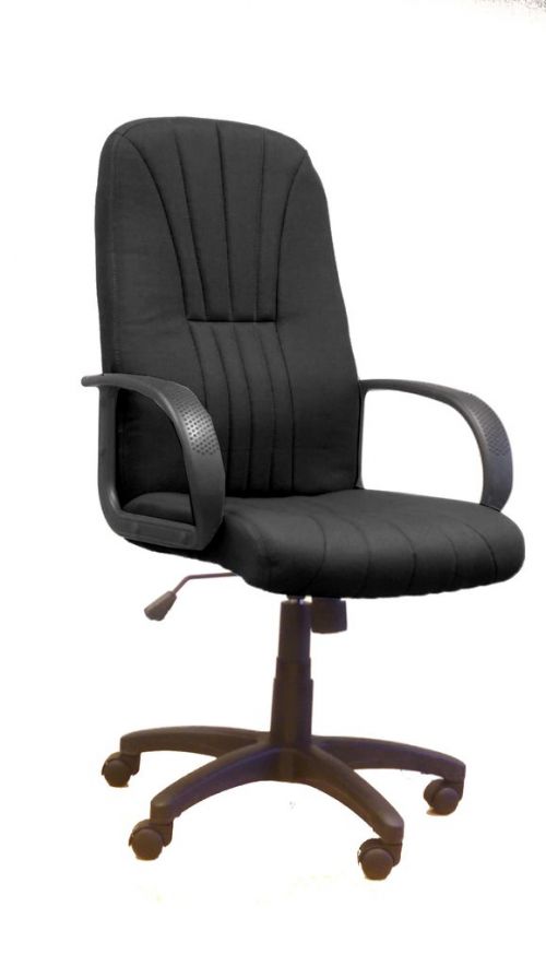 Pluto High Back Exec Armchair With Sculptured Back BK