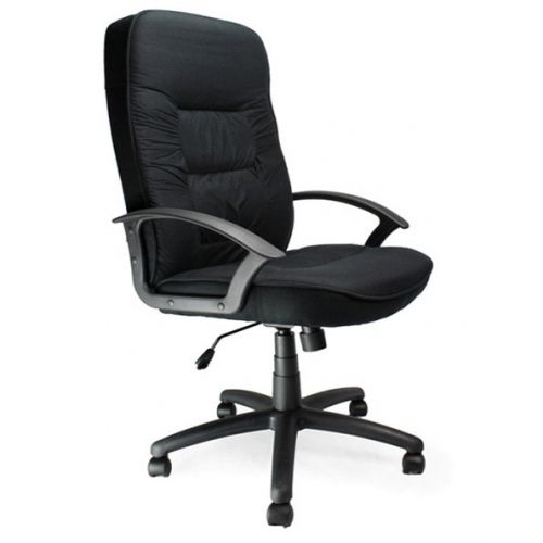 Coniston High Back Fabric Executive Armchair Black