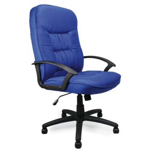 Coniston High Back Fabric Executive Armchair Blue