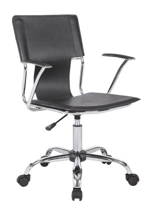 Trento Swivel Arm Chair Black