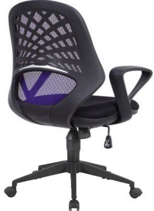 Lattice Mesh Back Operator Chair Blue
