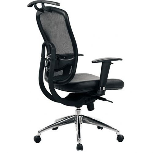 Freedom High Back Mesh Exec Armchair With Coat Hanger BK