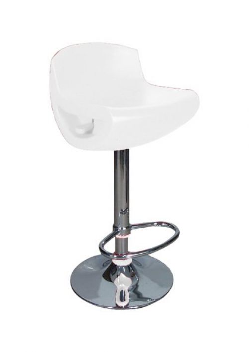Dakota Super Stylish  Look Adjustable Barstool White