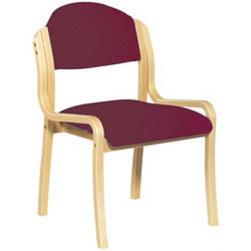 Tahara Wooden Framed Stackable Side Chair Wine