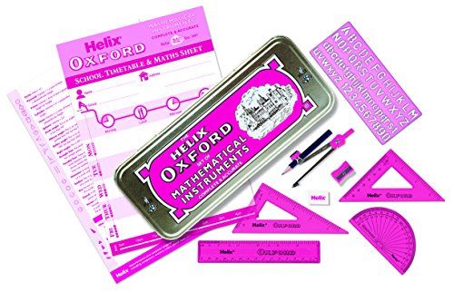 Helix Oxford Limited Edition Colours Maths Set Pink