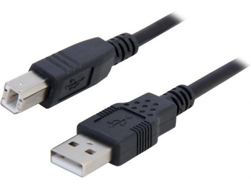 EXC USB 2.0 A To B Cord Black 5 Metre Cable