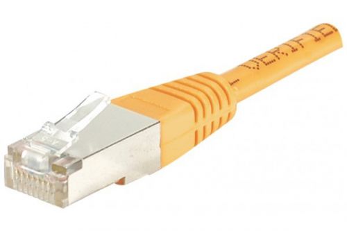 EXC RJ45 Cat5E PatchCable 7 Metre Orange Shielded Cable