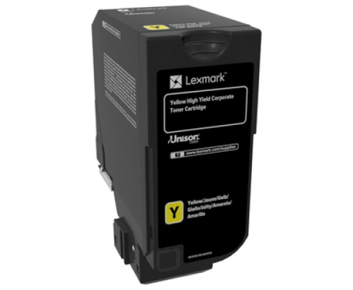Lexmark CS725 Corporate Yellow High Yield Cartridge 12K