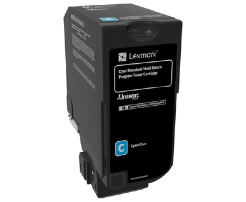Lexmark Cyan Toner Cartridge 7K pages - 74C2SC0