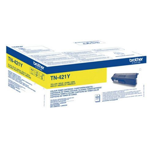 Brother Yellow Toner Cartridge 1.8k pages - TN421Y