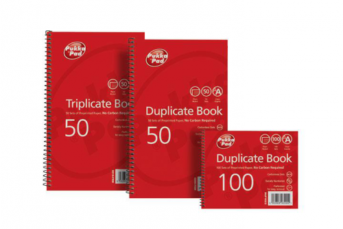 Value Triplicate Book Wirebound 210x130mm PK5