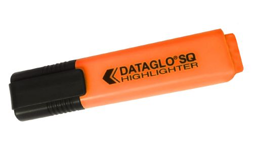 ValueX Flat Barrel Highlighter Pen Chisel Tip 1-5mm Line Orange (Pack 10) - 791015