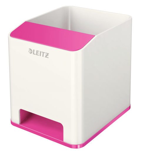 Leitz WOW Duo Colour Sound Pen Holder Pink 3 for 2 Promo