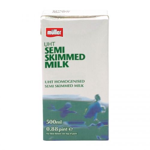 Muller Semi Skimmed Milk 500ml (Pack 12)