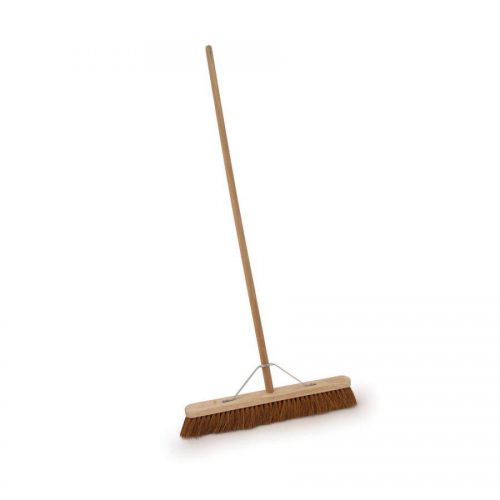Outdoor Broom 24in Soft Brush Complete with Handle