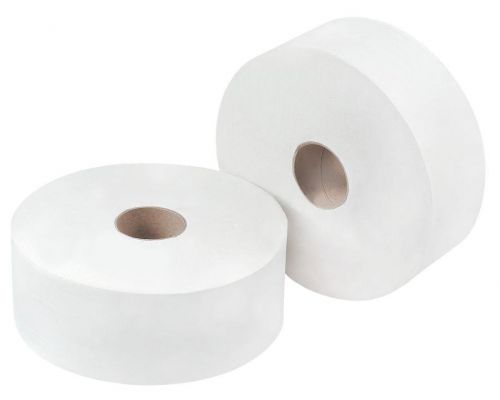 52823CP - ValueX Jumbo Toilet Roll 2 Ply 300m White (Pack 6) 1105119