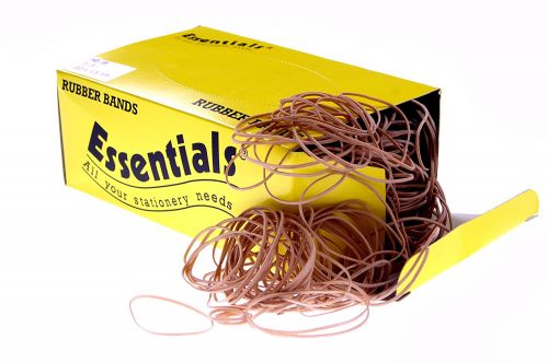 71516WH | Box of rubber bands. Natural.