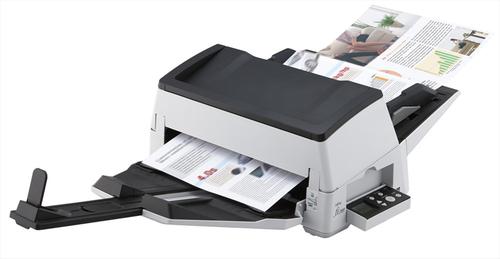 The fi-7600 helps you reliably produce digital information from paper documents content, in back-office applications, specific line-of-business processes and right across the organisation. This model combines heavy-duty durability and high volume mixed batch capture within a single device.With scanning speeds of 100 ppm / 200 ipm (200/300 dpi), the fi-7600 greatly improve process efficiency. Large volumes of information can be captured from various media, including thin paper, plastic cards, envelopes and long page documents. The fi-7600 automatically adjusts to paper weights from 20-413 g/m². The straight paper path reduces the load on a document and assures reliable scanning regardless of the condition and type of a document. By simply sliding a lever to non-separation mode, you can easily scan thick and long documents folded in half, multi-layered document sets and envelopes.Skew Reducer automatically handles sheets of paper in a stack individually, so that if one sheet is fed-in skewed, subsequent sheets are not forced into a physical skew. This ensures that all information in the documents is captured correctly, even in batches with mixed document formats. The Paper Protection function monitors document movement and automatically stops feeding when any irregularities are detected.The Automatic Document Feeder’s (ADF) independent side guides move to exactly the position required for each batch. The adjustable stacker side guides support the neat alignment of processed documents. The fi-7600 is also equipped with an operation panel on both sides allowing for right and left-handed use. The LCD on the operation panel reveals the scanner status at a glance and enables instant operation.The fi-7600 comes with Paperstream IP and PaperStream Capture software.