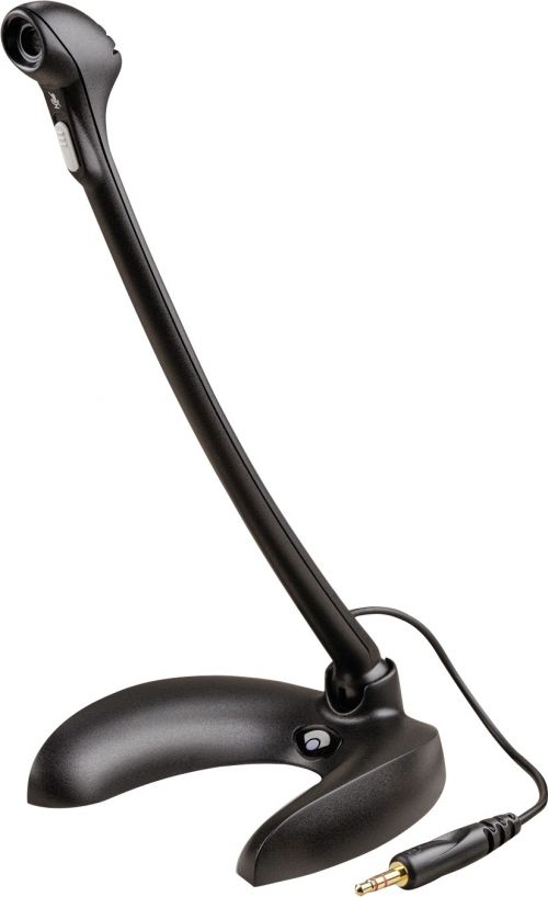 Plantronics Audio 300 Wired Mic Black Headset