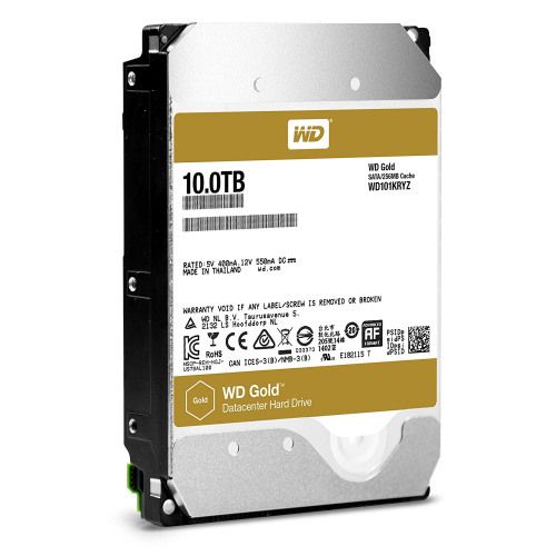 WD Gold 10TB 3.5 Inch 128Mb Sata 6GBs Inter