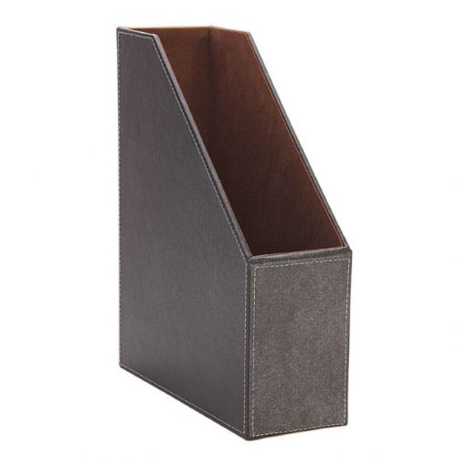 Osco Faux Leather Magazine Rack