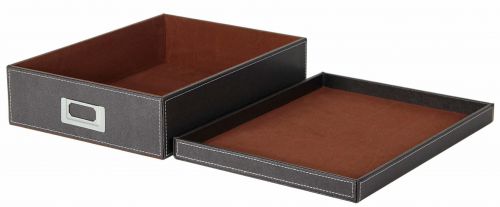Osco Faux Leather A4 Box and Lid