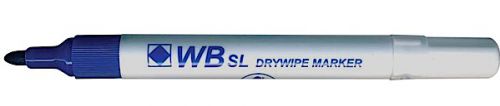 ValueX Whiteboard Marker Bullet Tip 2mm Line Blue (Pack 10) - 871003