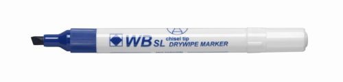 Drywipe Chisel Tip Marker Blue Pack of 10 Drywipe Markers 00DCTMBL10