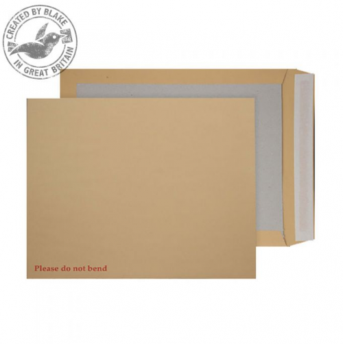 Blake Purely Packaging Board Backed Pocket Envelope C3 Peel and Seal 120gsm Manilla (Pack 50)