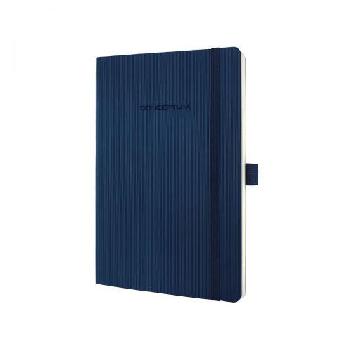 Sigel CONCEPTUM A5 Casebound Soft Cover Notebook Ruled 194 Pages Blue