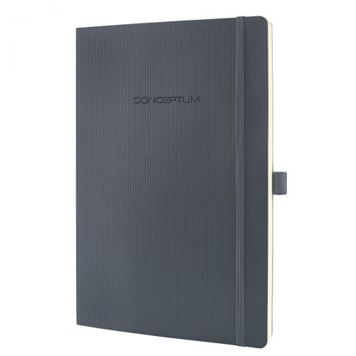 Sigel CONCEPTUM Notebook Softcover Lined 187x270x14mm D Grey