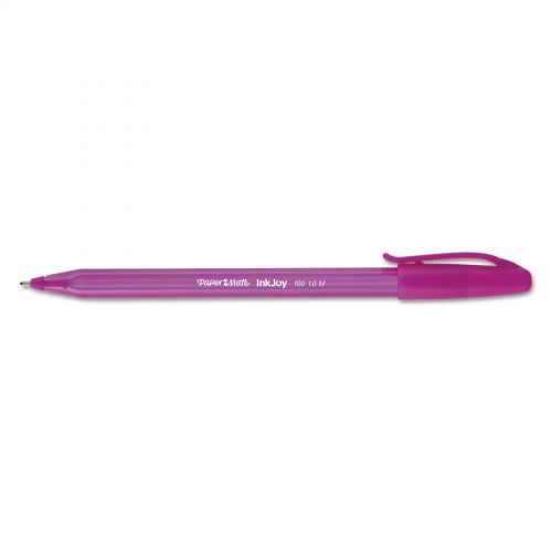 Paper Mate InkJoy 100 CAP Ball Pen Medium Tip Magenta PK12