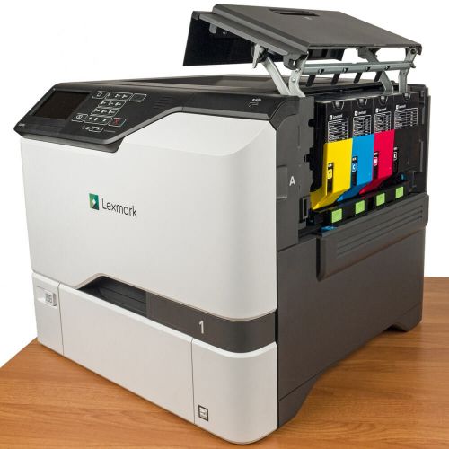 LEX40C9050 | Faster printing, heavier workloads and longer service intervals join lower cost per page in the durable, easy-to-use, feature-rich Lexmark CS725de.Combining the capabilities and durability of a workgroup printer with the ease of use of a personal output device, the CS720/CS725 Series features enterprise-level security and integration into Lexmark’s smart MFP ecosystem, all in a simple, intuitive design.