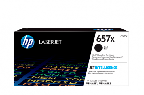 HP 657X Black High Yield Toner Cartridge 28K pages for HP Color LaserJet Enterprise MFP M681/MFP M682 - CF470X