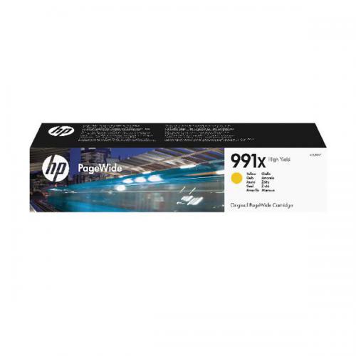 HP 991X Yellow High Yield Ink Cartridge 182ml for HP PageWide Pro 750/772/777 - M0J98AE