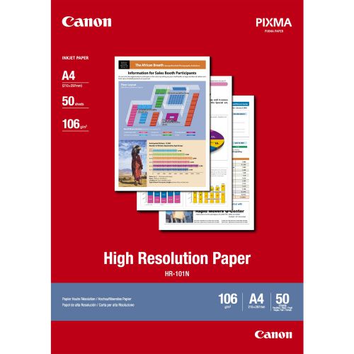 Canon HR100 High Resolution Paper A4 50 Sheets - 1033A002