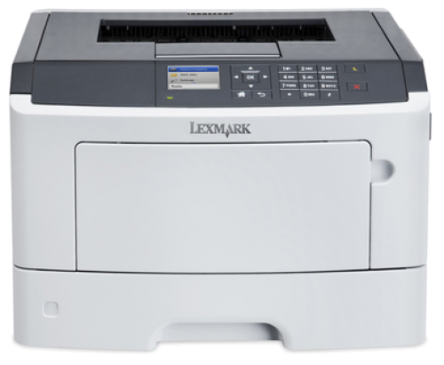 LEX35SC282 | The Lexmark MS417dn offers reliability, security, optional wireless and mobile printing, duplexing, networking, 6 cm (2.4 inch) colour display and prints up to 38 pages per minute.