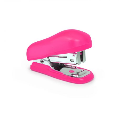 Rapesco Bug Mini Stapler Plastic 12 Sheet Hot Pink - 1412 Manual Staplers 30122RA