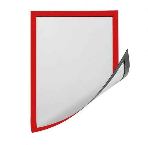 Magiboards Solo Magnetic Paper Holders A4 Red PK2