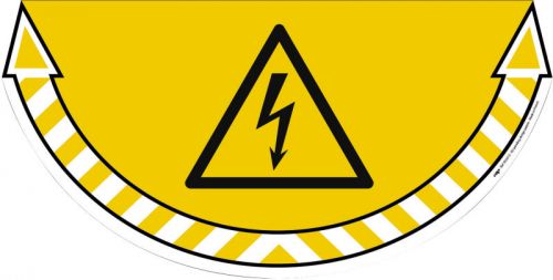 CEP Sticker Electrical Hazard Yellow