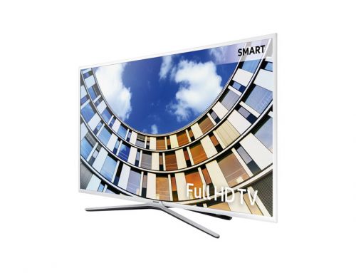 Samsung 49In Smart White Flat TV
