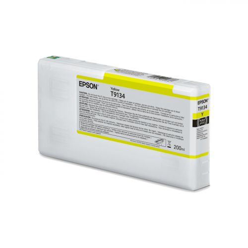 Epson T9134 Yellow Ink Cartridge 200ml - C13T913400