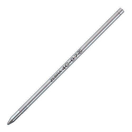 Zebra 4C Pen Refill 0.7mm Tip Blue (Pack 10)