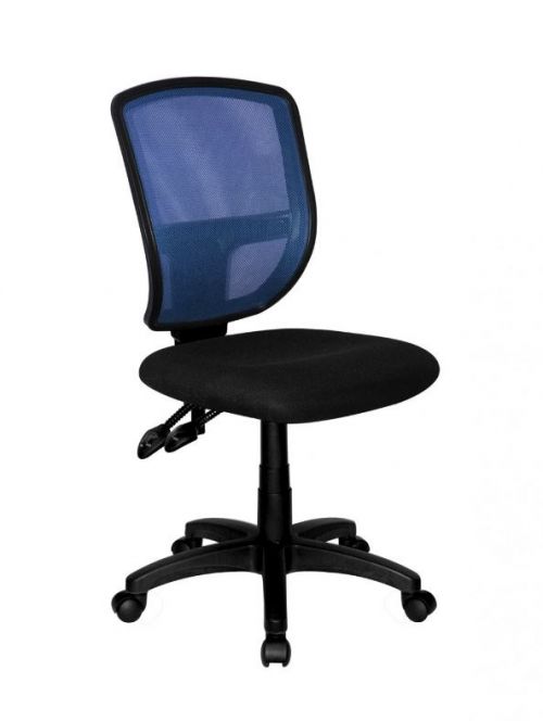 Eliza Tinsley Nexus Medium Back Designer Mesh Chair Blue