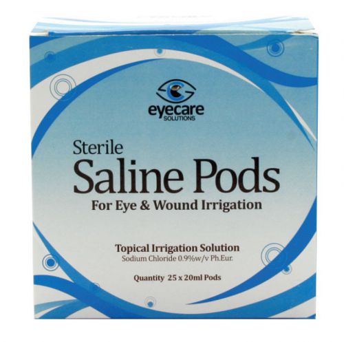 Blue Dot Sterile Eye Wash Pods 20ml (Pack 25) - 1047207 Treatment Kits 11810WC