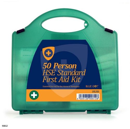 Blue Dot Eclipse HSE 50 Person First Aid Kit Green