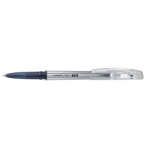 Uni Ball Signo TSI Erasable Rollerball Pen Black PK12 BOGOF