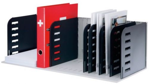 Styrorac Base Unit With 8 Dividers GY Base BK Dividers