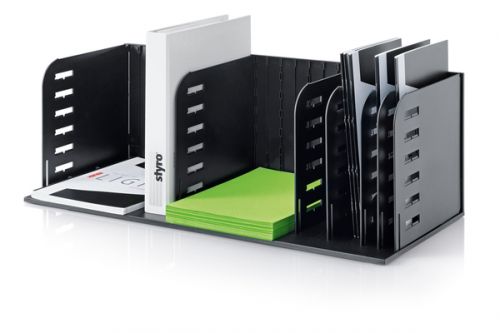Styrorac Base Unit With 8 Dividers BK Base BK Dividers